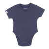 מארז 3 בגדי גוף כחול-תכלת-קאמל בד ופל תינוקות בנים 3-24M