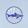 חולצת Maui & Sons תכלת מודפסת כריש גברים M-XXXL