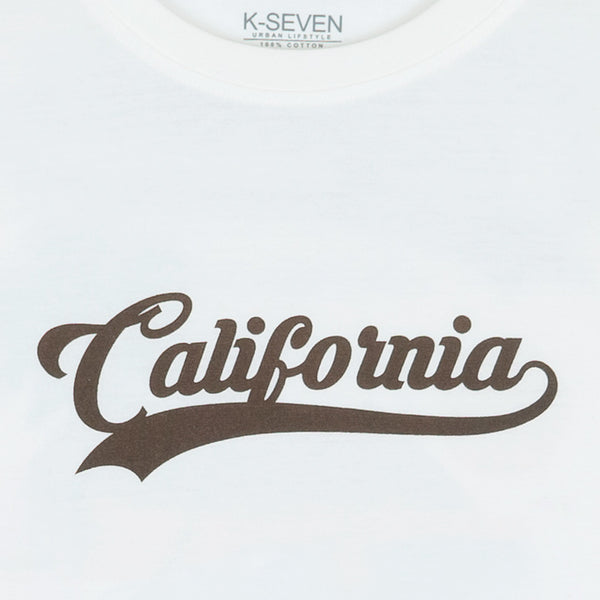 חולצה מודפסת דו צדדית California גברים S-XXL