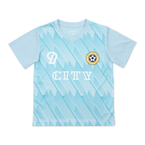 חליפת כדורגל תכלת City ילדים