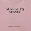 חולצת ויסקוזה מודפסת Sunrise To Sunset נשים